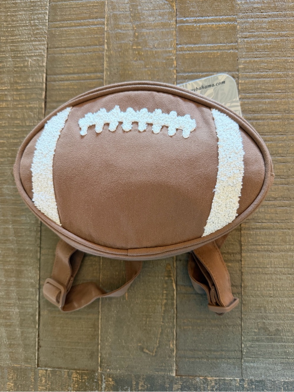 NWT - Kids Football-Shaped Backpack
